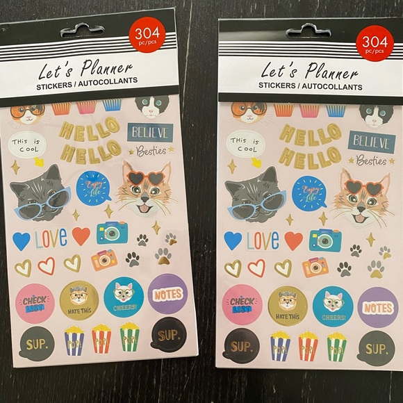 The Happy Planner Other - NEW Planner Stickers - Cats